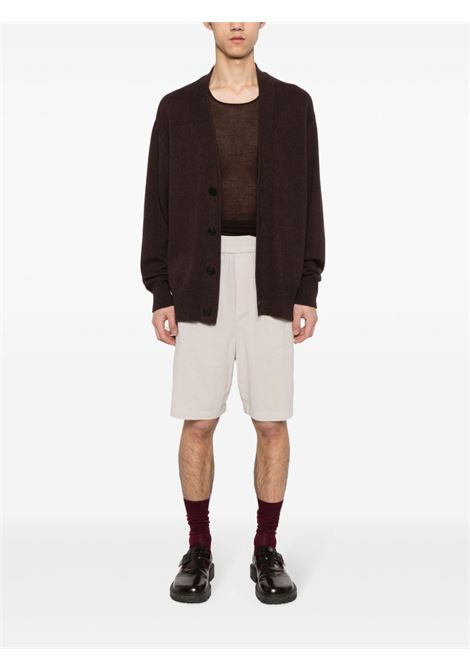 ami de coeur sport bermuda short men beige in cotton AMI PARIS | HSO306.CO0062271